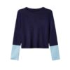 Colorblock Fashion Long Sleeves