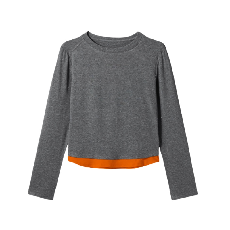 Loose Colorblock Long Sleeves