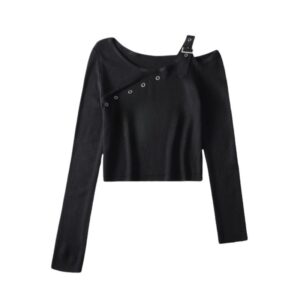 Trendy Black Long Sleeves